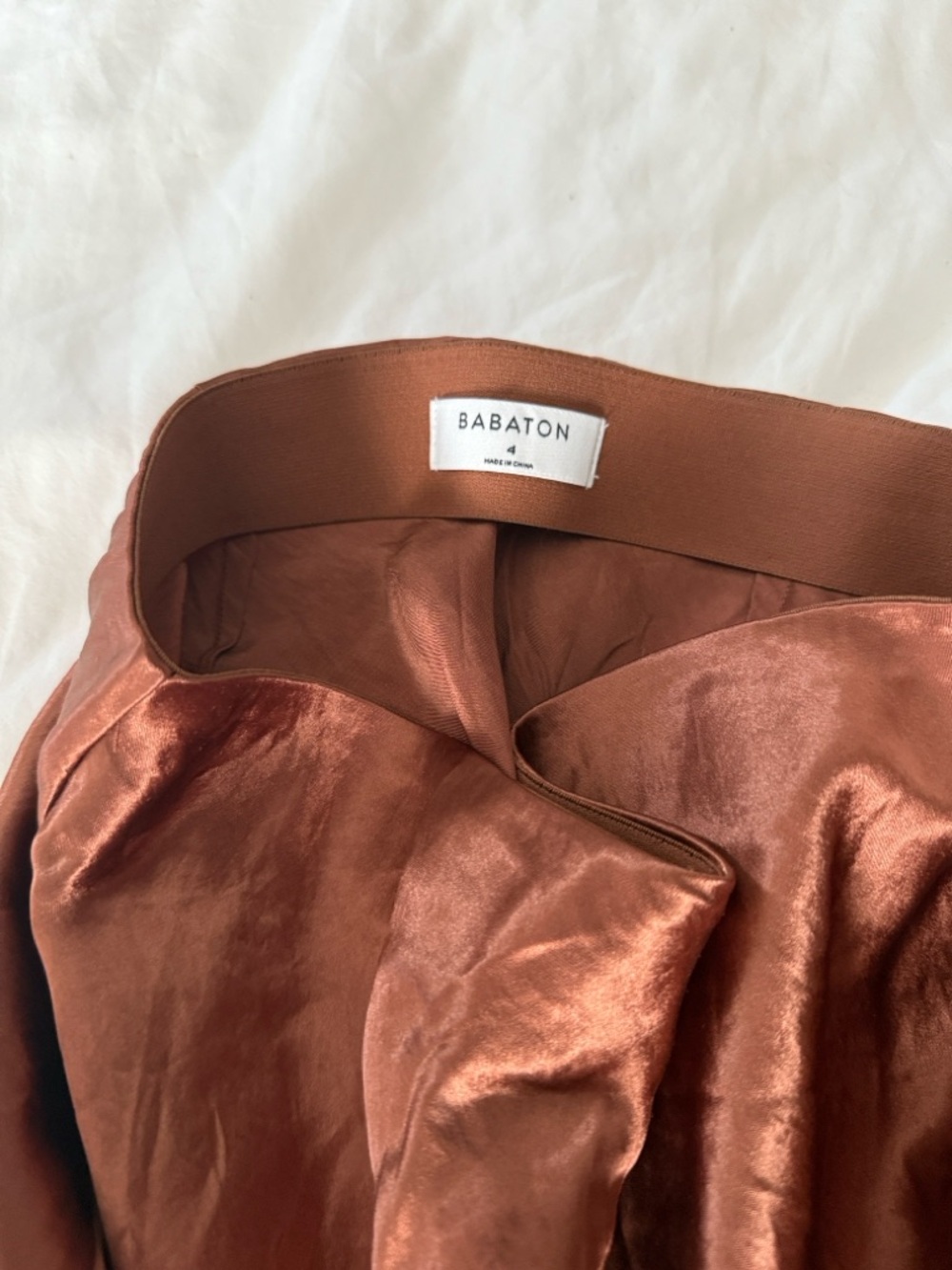 Aritzia Babaton slip satin midi skirt - Picture 2 of 4